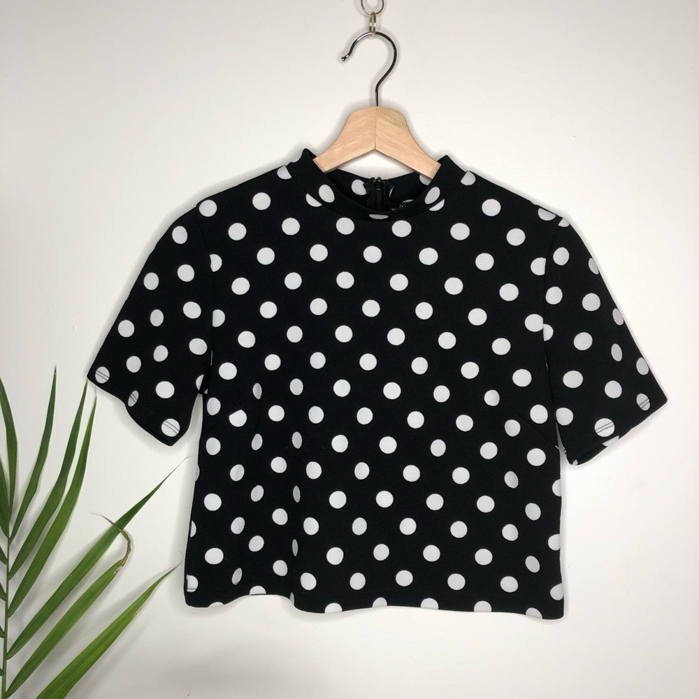 Forever 21 Polkadot Crop Top
